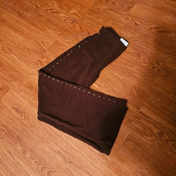 VINTAGE LIZ CLAIBORNE BOOT CUT KNIT PANTS - Picture 1 of 7